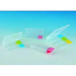 POCHETTE PLASTIQUE POUR TRANSPORT DE 3 LAMES DE MICROSCOPE PAR 10