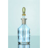 FLACON COMPTE GOUTTES EN VERRE BRUN, COL RODE, SANS POIRE CAOUTCHOUC, 100 ML