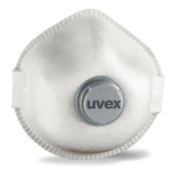 MASQUE DE PROTECTION ANTI-POUSSIERES SIL-AIR EXCELLENCE FORME COQUE FFP2 AVEC VALVE PAR 15