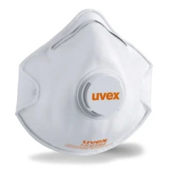 MASQUE DE PROTECTION ANTI-POUSSIERES SIL-AIR CLASSIQUE FORME COQUE FFP2 AVEC VALVE PAR 15