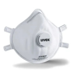 MASQUE DE PROTECTION ANTI-POUSSIERES SIL-AIR CLASSIQUE FORME COQUE FFP3 AVEC VALVE PAR 15