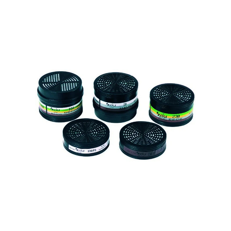 FILTRE COMBINE A2B2E2K1-P3 POUR DEMI MASQUE POLIMASK 230 PAR 2