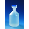 FLACON EN POLYPROPYLENE, COL RODE AVEC BOUCHON HEXAGONAL