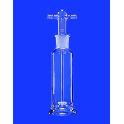 FLACON LAVEUR POUR GAZ SELON DRECHSEL EN VERRE DURAN, COL RODE 29/32, SANS DIFFUSEUR, 1000 ML