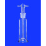 FLACON LAVEUR POUR GAZ SELON DRECHSEL EN VERRE DURAN, COL RODE 29/32, SANS DIFFUSEUR, 100 ML