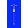 TETE POUR FLACON LAVEUR DE GAZ AVEC PLAQUE FRITTEE POROSITE 1