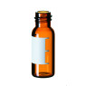 FLACON EN VERRE BRUN 2,0 ML COL EXTRA-LARGE A VIS DN10, AVEC ZONE DE MARQUAGE PAR 1000