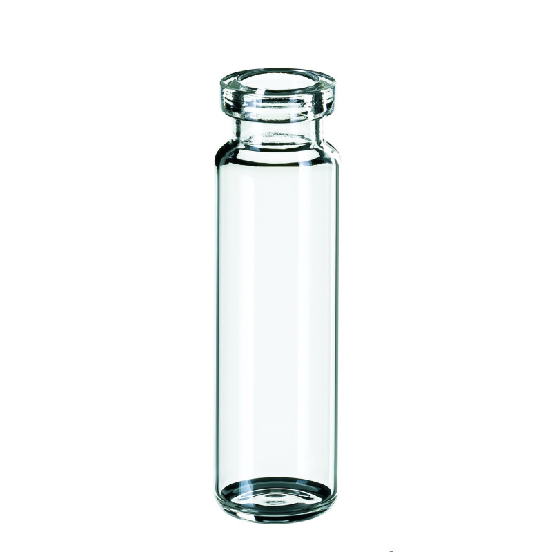 FLACON DE CHROMATOGRAPHIE EN VERRE 20 ml COL A SERTIR DN20, FOND ARRONDI POUR SPME PAR 1000
