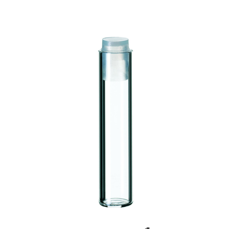 FLACON EN VERRE A COL LISSE 1 ML, 7,8 X 35 MM, AVEC CAPUCHON PAR 1000