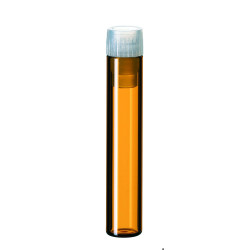 FLACON DE CHROMATOGRAPHIE EN VERRE 1 ml 8,2 x 40 mm COL LISSE AVEC CAPUCHON PAR 1000