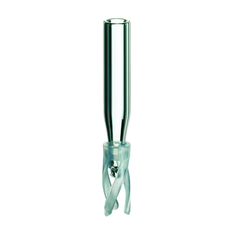 INSERT EN VERRE 0,15 ML POINTU AVEC TREPIED, 5 X 29 MM POUR FLACON 2,0 ML A VIS DN8 PAR 1000