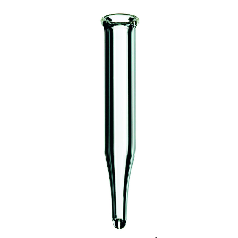 INSERT EN VERRE 0,3 ML A FOND POINTU 6 X 40 MM POUR FLACON 4 ML DN13 PAR 1000
