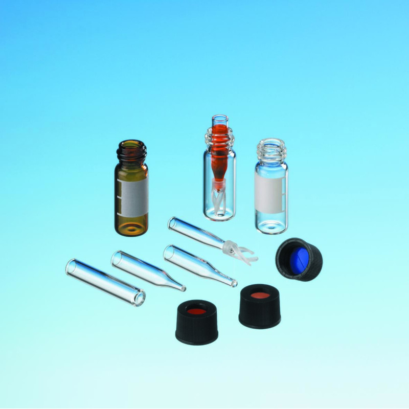 CAPUCHON EN POLYPROPYLENE NOIR A VIS DN10 AVEC SEPTUM EN CAOUTCHOUC NATUREL/TEF TRANSPARENT PAR 1000