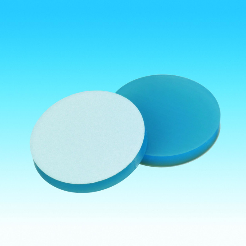 SEPTUM EN SILICONE BLEU/PTFE BLANC, DIAMETRE 20 MM PAR 1000