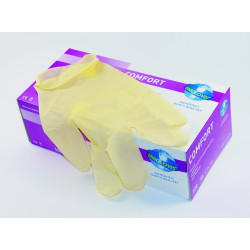GANTS LATEX NON POUDRE COMFORT MANCHE LONGUE, PAR 100