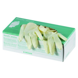 GANTS LATEX NON POUDRES MANUFIX TAILLE 7-8 PAR 100