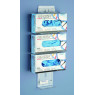SUPPORT MURAL FLEXIHOLD POUR 3 BOITES DE GANTS, CHARLOTTES, MASQUES