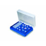 ASSORTIMENT DE 5 COULEURS DE BOITES EN POLYPROPYLENE POUR MICROTUBES PCR 50 EMPLACEMENTS