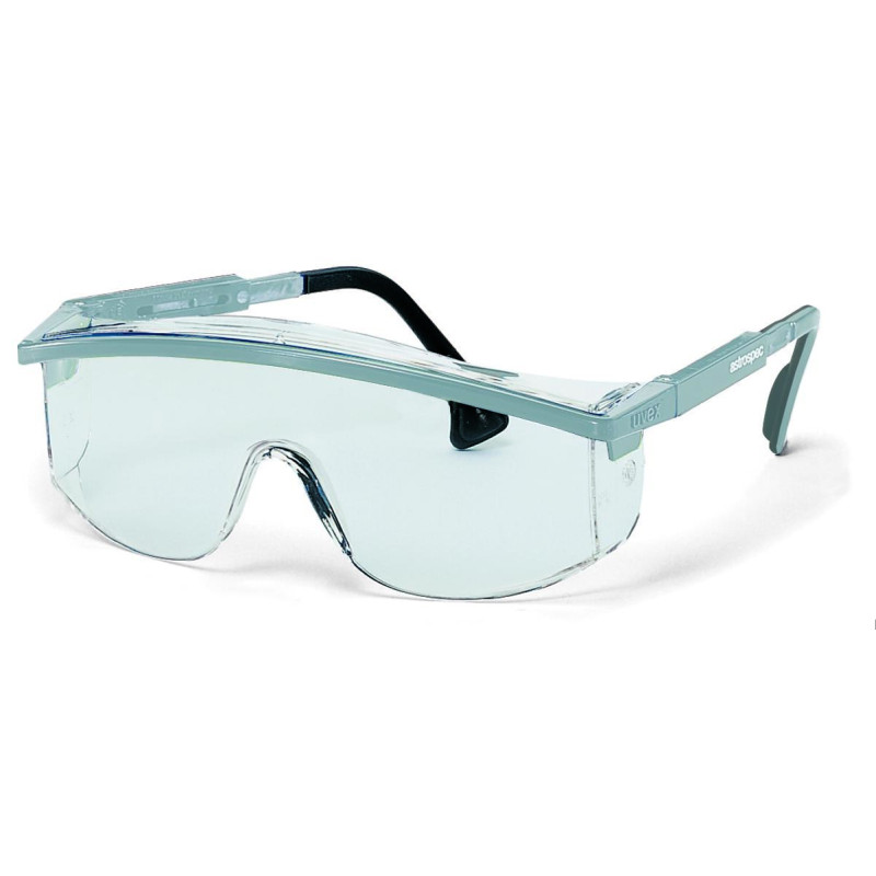 LUNETTES DE SECURITE UVEX ASTROPEC 9168 GRIS ARGENTE, OCULAIRE INCOLORE UV 2-1.2 OPTIDUR NC