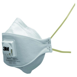 MASQUE DE PROTECTION ANTI-POUSSIERES 3M TYPE AURA 9312+ FFP1 AVEC VALVE PAR 10