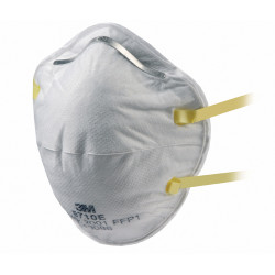 MASQUE DE PROTECTION ANTI-POUSSIERES 3M TYPE CLASSIQUE 8822 FORME COQUE FFP2 AVEC VALVE PAR 10