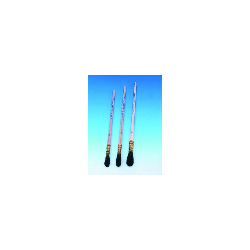 PINCEAU A POILS OVALE TAILLE 2 DIAMETRE 8 mm