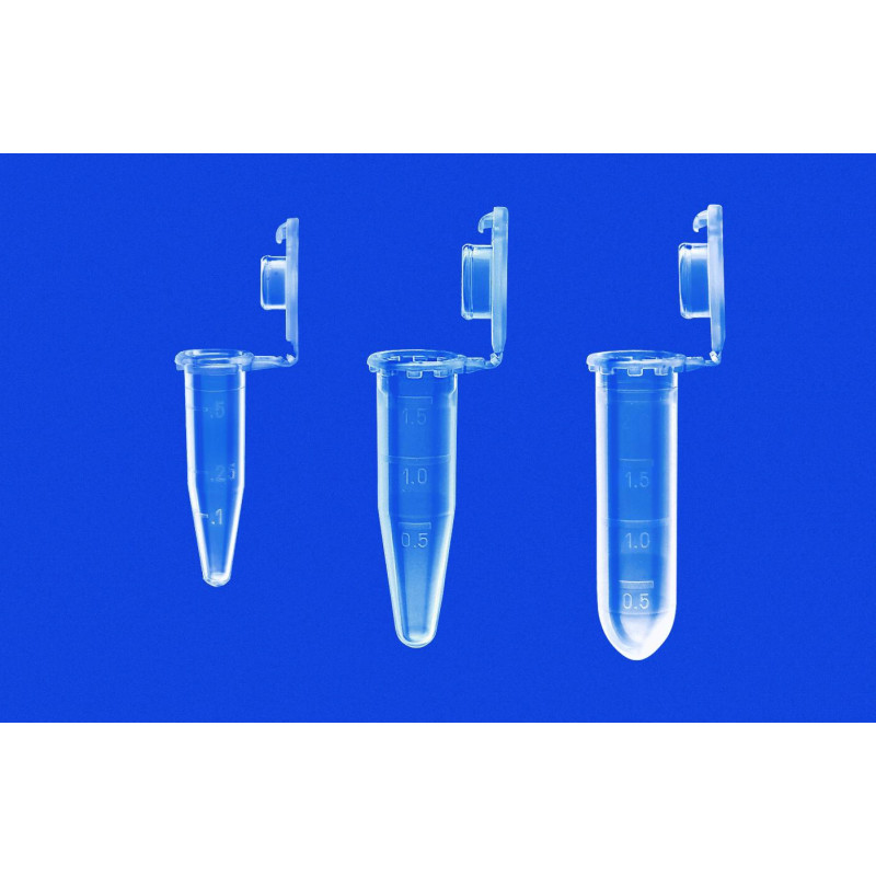 MICROTUBE SAFE LOCK EPPENDORF 2,0 ml BLEU PAR 1000