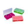 ASSORTIMENT DE 5 COULEURS DE BOITES REVERSIBLES POUR MICROTUBES
