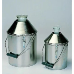 PORTE FLACON DE SECURITE EN INOX POUR FLACON DE 5 LITRES