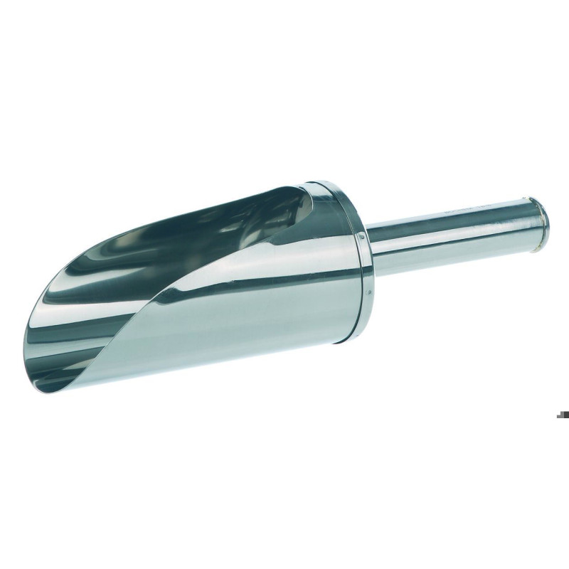 PELLE EN ACIER INOX FOND ROND