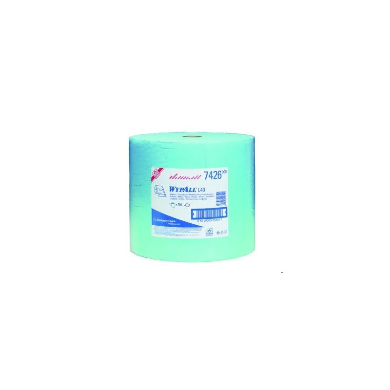 ESSUYEUR WYPALL L 30 BLEU FEUILLES 380 x 235 mm PAR 1 ROULEAU DE 500 FEUILLES
