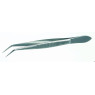 PINCE BRUCELLE EN INOX FORME COURBEE, BOUTS POINTUS LONGUEUR 160 mm