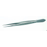 PINCE BRUCELLE EN ACIER INOX FORME DROITE, BOUTS POINTUS