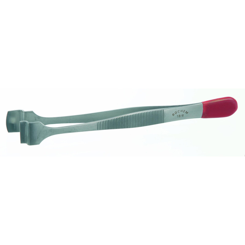 PINCE BRUCELLE EN INOX POUR PAPIER FILTRE LONGUEUR 125 mm