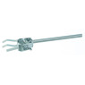 PINCE MICRO A 3 DOIGTS EN INOX, PLAGE DE SERRAGE 0-20 mm
