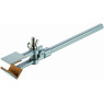 PINCE POUR STATIF EN ZINC, MACHOIRES DROITE/ANGULAIRE REVETUES LIEGE