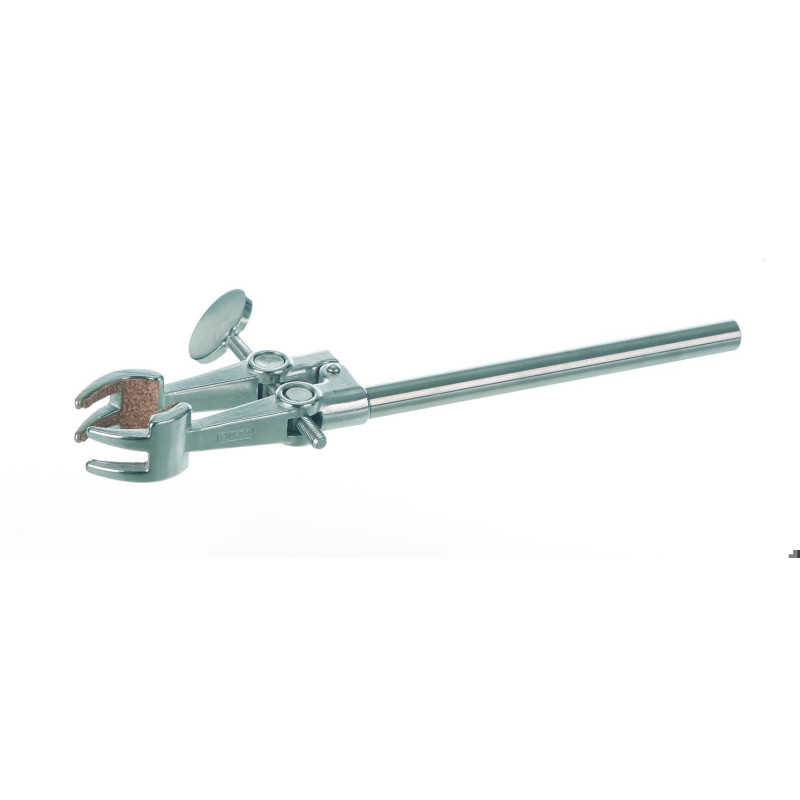 PINCE UNIVERSELLE EN ACIER INOX POUR STATIF, PLAGE DE SERRAGE 0 - 80 mm