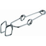 PINCE EN ACIER NICKELE POUR TUBE A ESSAI, DIAMETRE MAX. 30 mm