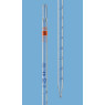 PIPETTE GRADUEE EN VERRE BLAUBRAND CLASSE AS GRADUATIONS BLEUES ECOULEMENT TOTAL ZERO EN HAUT, AVEC 