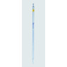 PIPETTE GRADUEE EN VERRE ISOLAB CLASSE AS GRADUATIONS BLEUES ECOULEMENT TOTAL ZERO EN HAUT