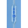 PIPETTE JAUGEE EN VERRE CLASSE AS BLAUBRAND® 1 TRAIT BLEU 2 ml