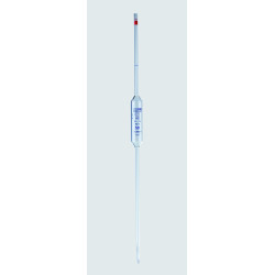 PIPETTE JAUGEE EN VERRE CLASSE AS GRADUATIONS BLEUES 1 ML