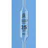 PIPETTE JAUGEE EN VERRE SILBERBRAND CLASSE B 1 TRAIT BRUN 