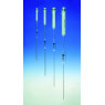 PIPETTE JAUGEE VERRE A PISTON GRADUATION BRUNE 1 ML