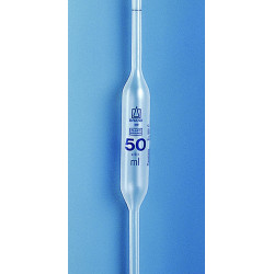 PIPETTE JAUGEE EN POLYPROPYLENE TRANSLUCIDE PLASTIBRAND 1 TRAIT 1 ml