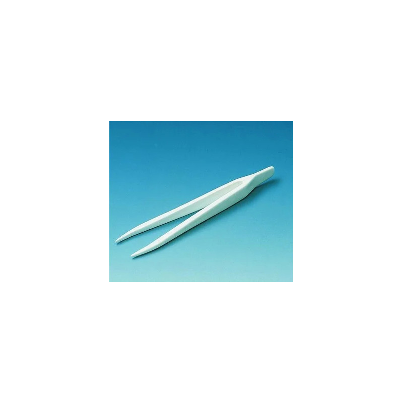 PINCE EN PTFE EXTREMITES PLATES, LONGUEUR 150 mm