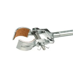 PINCE POUR STATIF EN ACIER ZINGUEE, MACHOIRES RONDES, PLAGE DE SERRAGE 100 mm