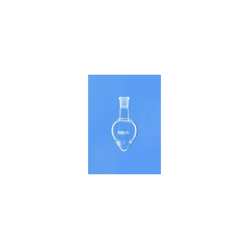 BALLON EN VERRE DURAN FORME POIRE 250 ml RODAGE 14/23