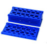 PORTOIR EN POLYPROPYLENE PLIABLE VERT POUR 18 TUBES X 50 ML