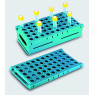 PORTOIR EN POLYPROPYLENE BLEU PLIABLE POUR TUBES